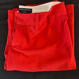 Banana Republic Vibrant Red Trousers